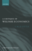 A Critique of Welfare Economics 0198810040 Book Cover