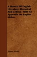 A Manual of English Literature, Historical and Critical 1013723333 Book Cover