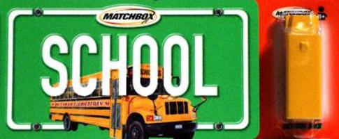School (with school bus) (Matchbox) (Matchbox Books) 0689862024 Book Cover