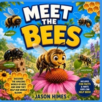 Meet The Bees: A Kid's Guide to Honeybees, Bumblebees, Mason Bees, Carpenter Bees & Leafcutter Bees B0H6ZZBV86 Book Cover