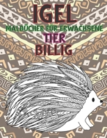 Malb�cher f�r Erwachsene - Billig - Tier - Igel B09CH25CZD Book Cover