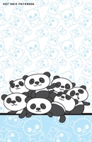 DOT GRID NOTEBOOK: Funny Kawaii Panda Bears Dotted Journal and Planner, Pretty Dot Notebook and Organizer for Unique and Creative Calendars, To-Do Lists, Drawings, Habit, Tasks or Expenses Tracking 1672088402 Book Cover