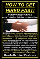 How To Get Hired Fast 0578837684 Book Cover