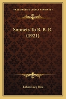 Sonnets 1120712122 Book Cover