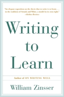 Writing To Learn 0062720406 Book Cover