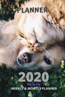 Easy Planners 2020, 24 hour Day By Day Planner: Daily Schedule with Note, Priority Tasks and To-Do List 1st January – December 31, 2020 Time Schedule.: Dog 1708348158 Book Cover