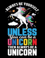 Always Be Yourself Unless you can be a unicorn then always be a Unicorn: Unicorn Sketch Book 8.5 x 11 inches 120 Pages Practice Drawing, Paint, Write, Doodle Awesome Unicorn Sketch book for Kids Who l 1695727010 Book Cover