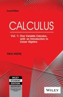 Calculus, Volume 1: One-Variable Calculus with an Introduction to Linear Algebra 8126515198 Book Cover