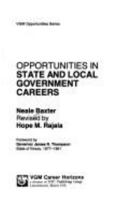 Opportunities in State and Local Government Careers (Opportunities Inseries) 0844240419 Book Cover
