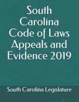 South Carolina Code of Laws Appeals and Evidence 2019 1074443454 Book Cover