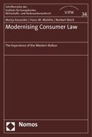 Modernising Consumer Law: The Experience of the Western Balkan 3832978658 Book Cover