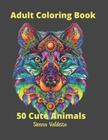 adult coloring book: Adult Coloring Book : Amazing Stress Relieving coloring book with 50 Animals desing,including birds,marina life ,flora and fauna ... Christmas Gift Idea For Men & Women 2020-2021 B08N3C5GZK Book Cover