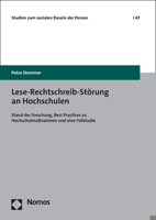 Lese-Rechtschreib-Storung an Hochschulen: Stand Der Forschung, Best Practices Zu Hochschulmassnahmen Und Eine Fallstudie 3848779080 Book Cover