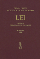 Lessico Etimologico Italiano. Band 21 (XXI) 375200634X Book Cover