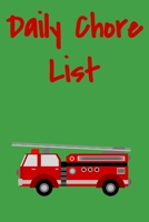 Daily Chore List: Daily And Weekly Chore Tracker 1089776608 Book Cover