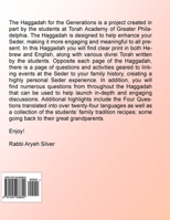 The Haggadah for the Generations 2017: Helping connect the Seder to your family's history 154426884X Book Cover
