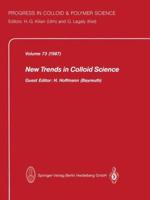 New Trends in Colloid Science 3662159317 Book Cover