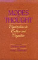 Modes of Thought: Explorations in Culture and Cognition 0521566444 Book Cover