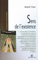 Sens de l'existence: Recherche en philosophie contemporaine (French Edition) 2200262027 Book Cover