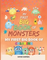 Colorear Monstruos. Mi Primer Libro de Colorear: Halloween Libro de Colorear para Niños B08KSLR9QD Book Cover