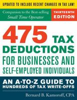 475 Tax Deductions for Businesses and Self-Employed Individuals: An A-to-Z Guide to Hundreds of Tax Write-Offs 1589797981 Book Cover