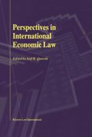 Perspectives in International Economic Law 9041198660 Book Cover