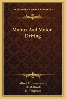 Motors and Motor-Driving 1142165906 Book Cover