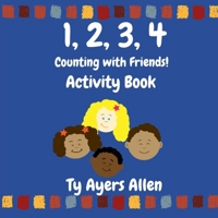 1 2 3 4, Counting with Friends! Activity Book B0926K2KH2 Book Cover