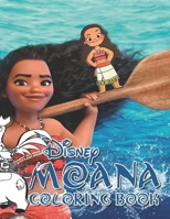 Moana Coloring Book: Jumbo Coloring Book With High Quality Images For Kids Ages 3-8 1671754050 Book Cover