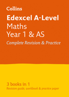 Collins A-level Revision – Edexcel A-level Maths AS / Year 1 All-in-One Revision and Practice 0008268517 Book Cover