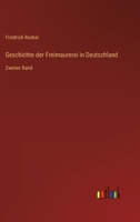 Geschichte Der Freimaurerei in Deutschland 3846006610 Book Cover