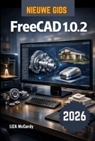 FreeCAD 1.0.2 Gebruikershandleiding 2026.: Hoe maak je je eigen 3D-objecten en echte producten op de computer? Stap voor stap, van eerste idee tot ... wat je maar kunt bedenke (Dutch Edition) B0GT65LTVT Book Cover