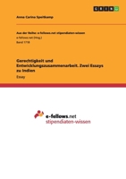 Gerechtigkeit Und Entwicklungszusammenarbeit. Zwei Essays Zu Indien 3668159580 Book Cover