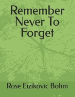 Remember Never To Forget B099TLY3WM Book Cover
