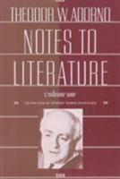 Notes to Literature, Volume 1 0231063334 Book Cover