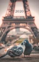 Paris Pigeons - 2020 Daily Hourly Planner: 5"x8" Small Engagement Calendar 1700542397 Book Cover