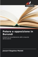 Potere e opposizione in Burundi 6207323602 Book Cover