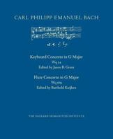 Concerto in G Major, Wq 34 1981891552 Book Cover