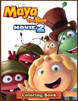 Máya The Bẹẹ Coloring Book: To Relax And Boost Creativity For Boys And Girls B0F78583T2 Book Cover