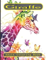 giraffe adult coloring book: B08L3XC1HH Book Cover