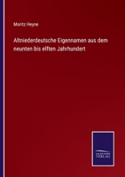 Altniederdeutsche Eigennamen aus dem neunten bis elften Jahrhundert 3752525045 Book Cover