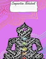 Buddhaful Composition Notebook: Meditating Yogi Mandala Buddhist Wide Ruled Notebook 1727270258 Book Cover