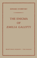 The Enigma of Emilia Galotti 9401503729 Book Cover