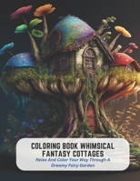 Coloring Book Whimsical Fantasy Cottages: Relax And Color Your Way Through A Dreamy Fairy Garden B0C5KNPQSX Book Cover