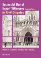 Successful Use of Expert Witnesses in Civil Disputes 0721914500 Book Cover