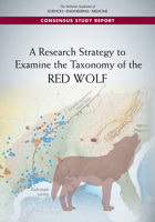 A Research Strategy to Examine the Taxonomy of the Red Wolf 0309681472 Book Cover