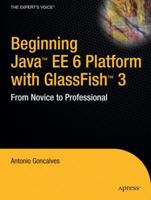 Beginning Java EE 6 with Glass Fish 3 143022889X Book Cover