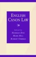 English Canon Law 0708314783 Book Cover