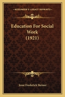 Education For Social Work 1016070780 Book Cover