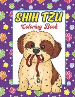 Shih Tzu Coloring Book B08SBFTY59 Book Cover